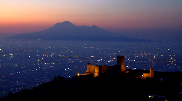 Il Vesuvio visto dal Castello di Lettere - Photo: Tiberio Gracco